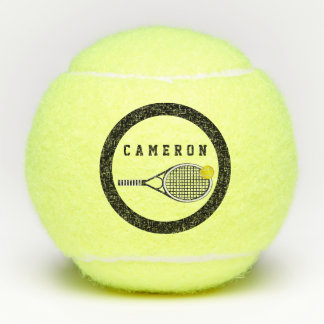 Name Tennis Racquet| Balls Monogramm Tennisbälle