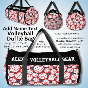 Name Text hinzufügen, Alex's Volleyball Gear Duffle Bag