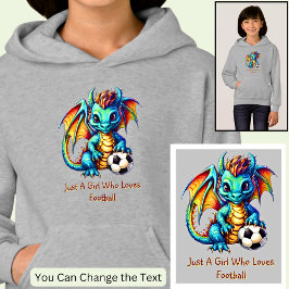 Name Text hinzufügen - Dragon - Ein Mädchen, das F Hoodie