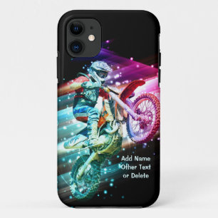 Name Text hinzufügen (oder löschen) Motocross-Bike Case-Mate iPhone Hülle