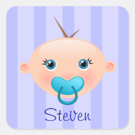 "Name This!" - Baby Face Sticker Boy