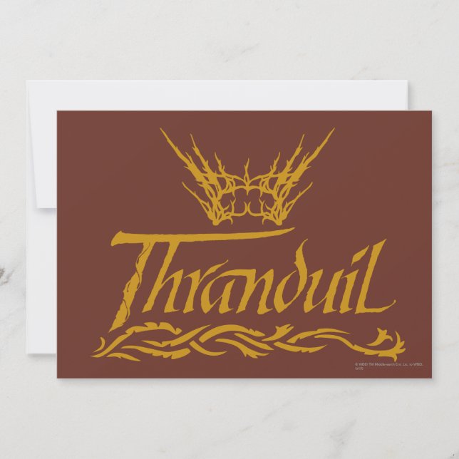 Name Thranduil (Vorderseite)