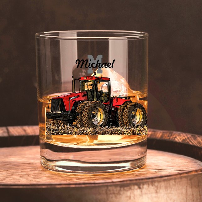 Name Traktor-Bauer für Monogramm Whiskyglas (Von Creator hochgeladen)