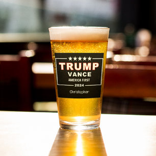 Name, Trump-Vance 2024 Wahl-Erinnerung Pint Glas