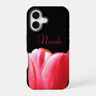 Name Tulip Bloom Aufstieg iPhone 16 Hülle