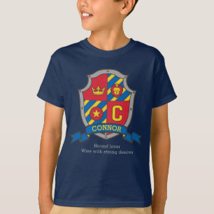 Name u. Bedeutung Connor-Jungen C adelt Schild T-Shirt