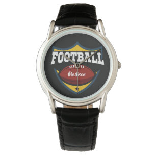 Name-u. Farbefußball-Logouhren Armbanduhr