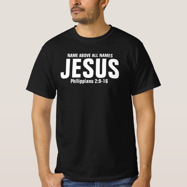 Name über ALLEN Namen - T-Shirt (Vorderseite)