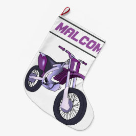 Name und Alter oder Nummer des Motorrads Großer Weihnachtsstrumpf