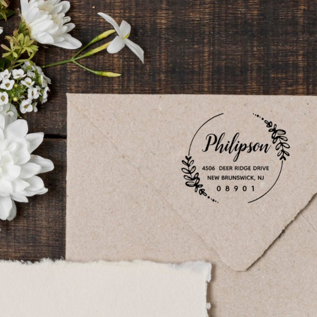 Name und Anschrift des handgezeichneten Greenerwal Gummistempel (Von Creator hochgeladen)