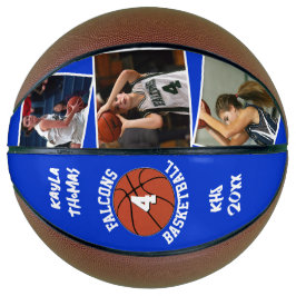 Name und Anzahl der Team-Foto für benutzerdefinier Basketball