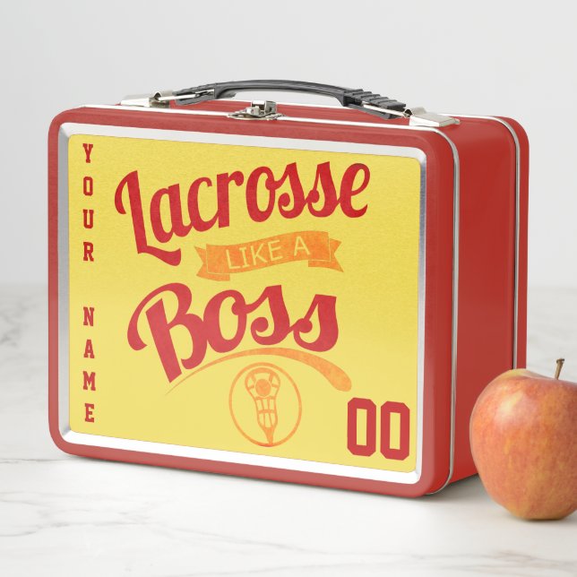 Name und Anzahl Lacrosse wie ein Boss Lunch Box (Beispiel)