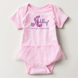 Name und Bedeutung von Admin Girls Ein monogramm S Baby Strampler