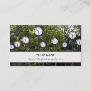 Name und Beruf der derzeitigen Visitenkarte