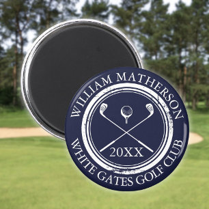 Name und Datum der Navy und Name des Clubs Magnet