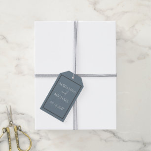 Name und Datum des Paares Geschenkanhänger