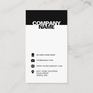 Name und Firmenname Visitenkarten - Moderne Visitenkarte