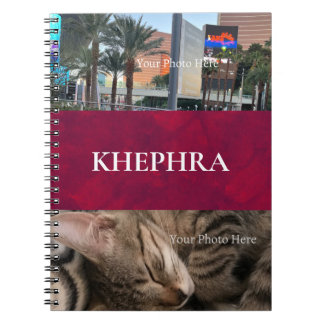 Name und Foto Collage Notebook Notizblock