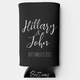 Name und Hochzeitsdatum des Ehepaares Selters Dosenkühler