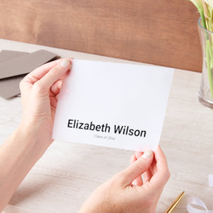 Name und Klasse des Abschlusses Graduate 2025