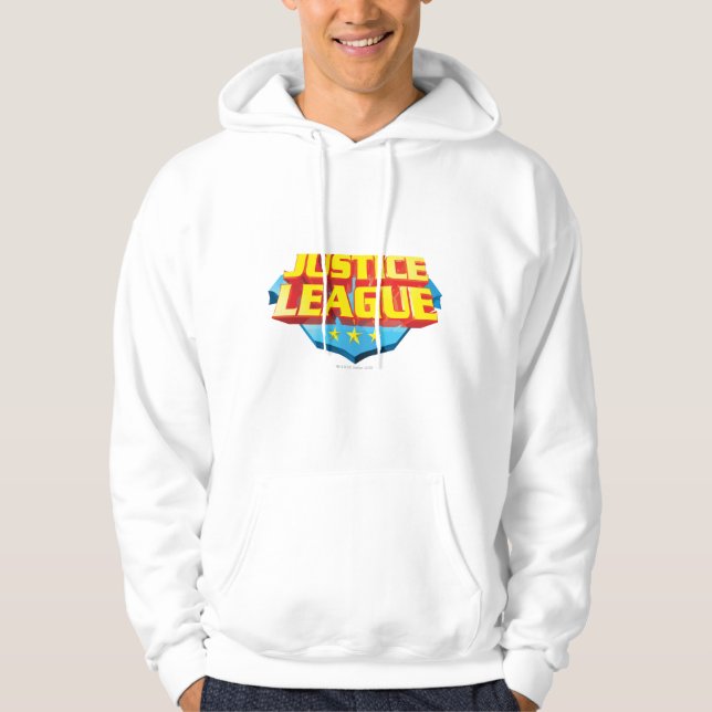Name und Logo der "Gerechtigkeitsliga" Hoodie (Vorderseite)