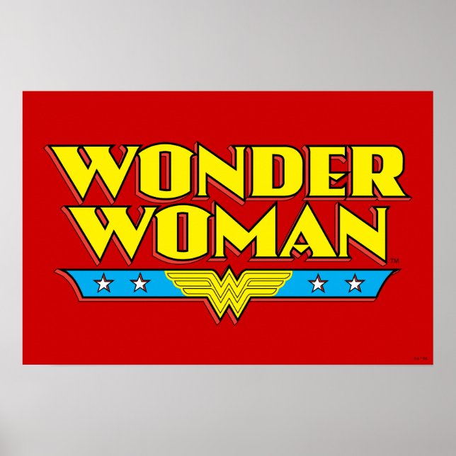Name und Logo von Wonder Woman Poster (Vorne)