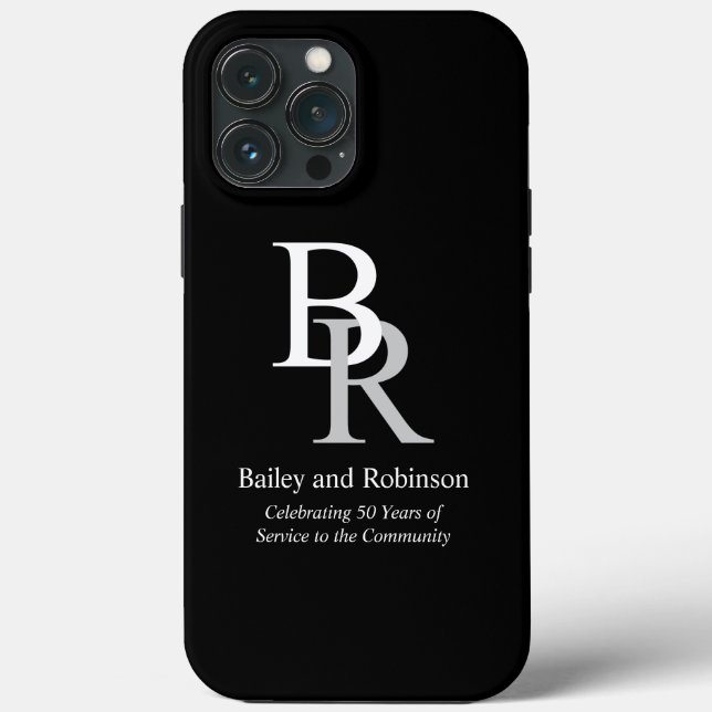 Name und Markierung für Ihr Unternehmen Case-Mate iPhone Hülle (Rückseite)