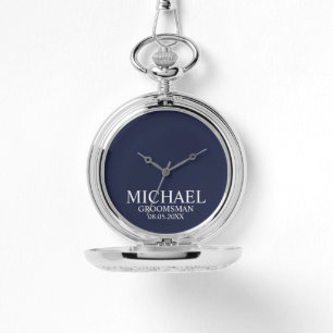 Name und Monogramm des modernen Personalisierten T Armbanduhr