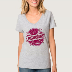 Name und Nummer der Lacrosse Tante Zurück T - Shir T-Shirt