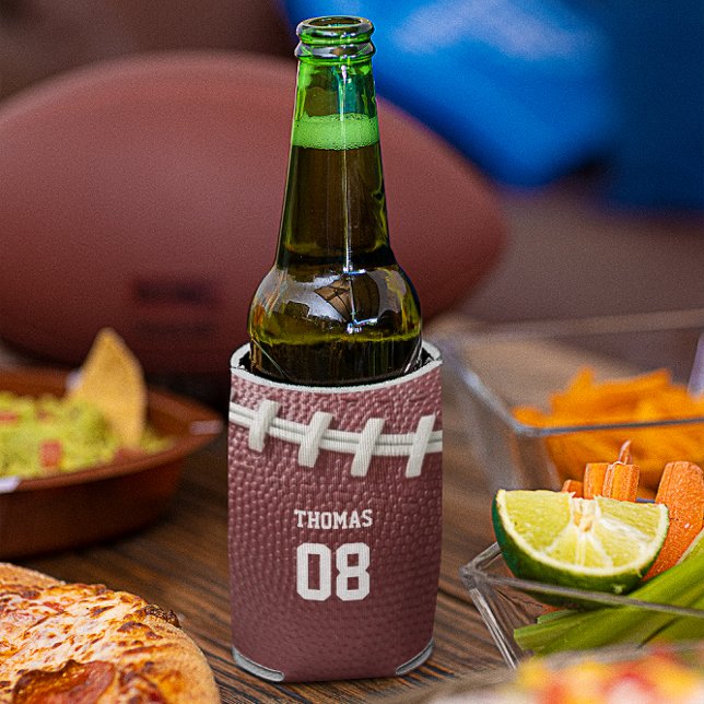 Name und Nummer des Football-Schauspiels Personali Dosenkühler (Von Creator hochgeladen)