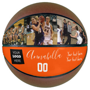 Name und Nummer des Foto-Logos Basketball