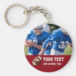 Name und Nummer des Fotos Schlüsselanhänger