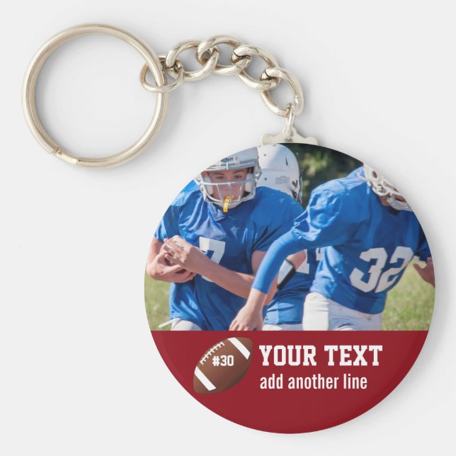 Name und Nummer des Fotos Schlüsselanhänger (Vorne)