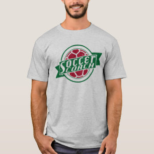 Name und Nummer des Fußball-Coaches T - Shirt zurü