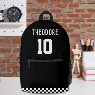 Name und Nummer des Personalisierten Spielers für Bedruckter Rucksack