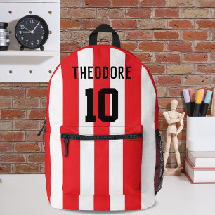 Name und Nummer des Sports Player Bedruckter Rucksack