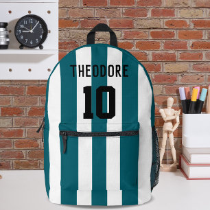 Name und Nummer des Sports Player Bedruckter Rucksack