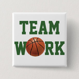 Name und Nummer des Teams Basketball Button