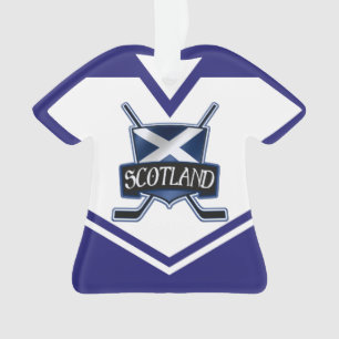 Name und Nummer Jersey Scotland Logo Ornament