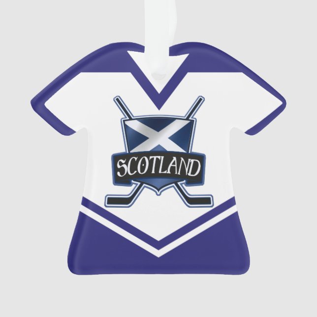 Name und Nummer Jersey Scotland Logo Ornament (Vorderseite)