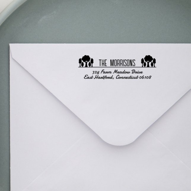 Name und Rücksendeadresse der Baumkopie Permastempel (Von Creator hochgeladen)