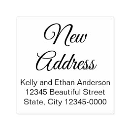 Name und Rücksendeadresse des neuen Adressskripts Permastempel