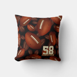 Name und Trikotfußball Kissen