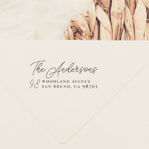 Name und Türnummer der Schreibweise Permastempel