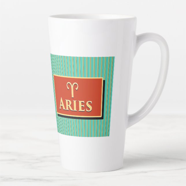 Name und Zodiac-Zeichen Barbara Aries Milchtasse (Rechts)