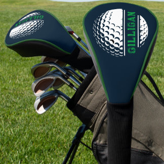 Name von Blue and Green Golfern Golf Headcover
