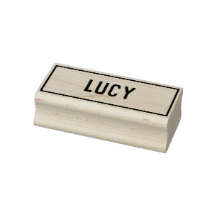 Name von Lucy Gummistempel