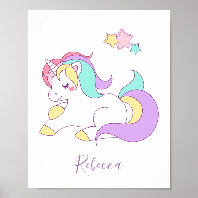 Name Wall Art Poster (Vorne)