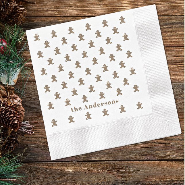 Name, Weihnachtsmann-Kekse Feiertag Papier Serviette (Von Creator hochgeladen)