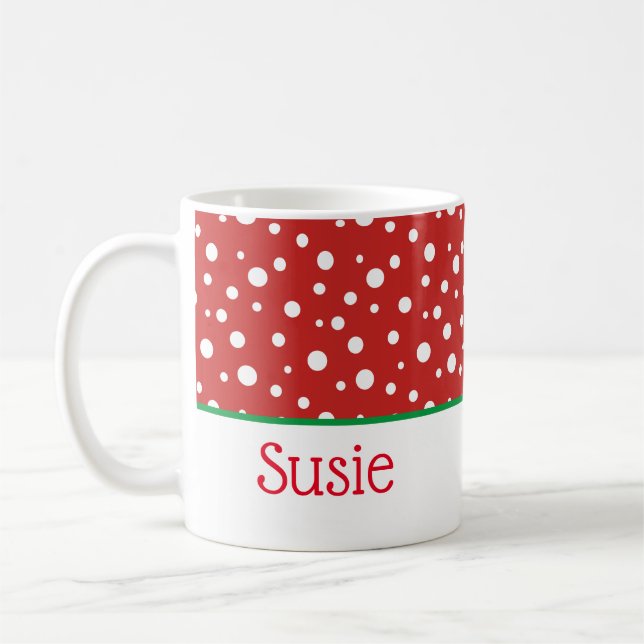 Name-WeihnachtsTasse Kaffeetasse (Links)